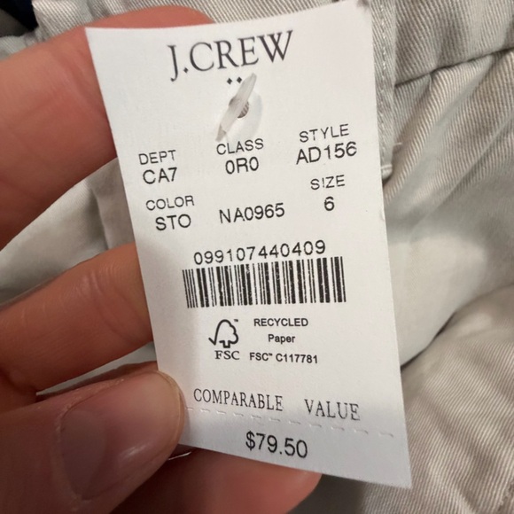 J crew high rise girlfriend chino pants marine salt - Picture 4 of 4